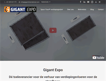 Tablet Screenshot of gigantexpo.com